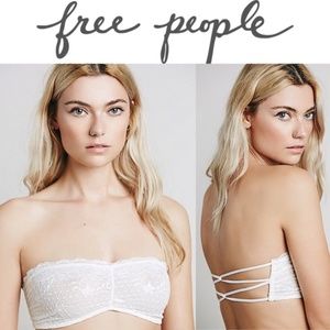 Free People Essential White Lace Bandeau